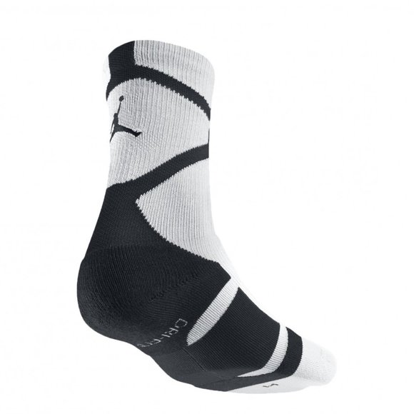 Men's Nike Air Jordan Dri-Fit Jumpman Crew Socks - Picture 2 of 2